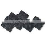 High Quality Universal 3D 4 Pieces Set PVC With NBR Car Floor Mat thumbnail-1