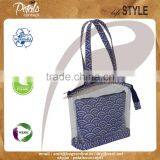 See Through Jute Tote With Pouch thumbnail-1