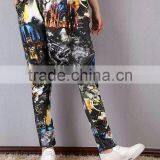 2016 New Arrival Personalized Street Trendy Women Print Hip Hop Pants thumbnail-3