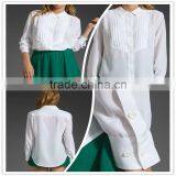 Fashionable!latex Lady Design!12TT017!2012 New Fashion Clothing !pleat Blouse!hot Sell,high Quality,best Price thumbnail-1