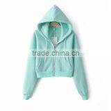 GZY Stocklots Lady Fashion Zipper Hoodie Thin Hoodies thumbnail-2
