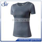 High Quality Women Gym T-shirts Running Fitness Wear thumbnail-3