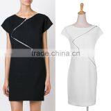 Ladies Office Dresoffice Work Wear Knee Length Casual Dress thumbnail-1