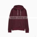 Mens Plain Slim Fit Overhead Pullover Hoodie thumbnail-2