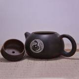 Horse Running Design Hand Carving Tea Pot Zisha Tea Pot China Teapots Qinzhou Nixing thumbnail-3