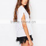 Custom O-Neck Women T Shirt Printing T Shirt For Women Various Color Choice thumbnail-2