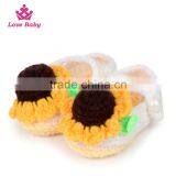 Custom Crochet Baby Shoes Handmade Knited Baby Shoes With Flower LBS20151223-51 thumbnail-4