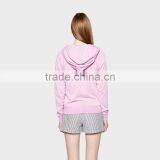 Ladies Sportswear Pink Hoodies 100%Jersey Zipper up thumbnail-2