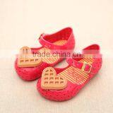 S16865A Wholesale Cheap Waffle Style Kids Jelly Shoes thumbnail-3