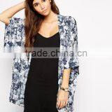 Love Kimono In Blurred Floral Print thumbnail-1