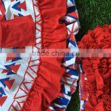 2016 New Baby Girl 4th of July Swing Outfits Little Girls Swing Top Bloomer Set May Memorial Day Outfits With Headband thumbnail-4