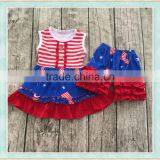 The 2017hot Sale Girl Set is Designed With the Theme of July 4th Cartoon Pattern thumbnail-2