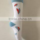 Amazon Supplier 100% Organic Cotton Women / Men Custom Design Your Own Colorful Dress Socks thumbnail-4