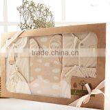 2017 Summer Newborn Baby 100% Organic Cotton Soft Gift Set Infant Clothes Set thumbnail-1
