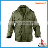 Soft Shell Tactical M-65 Jacket,Khaki french windproof and waterproof military jacket