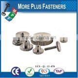 Made in Taiwan Brass Stainless Steel Solid Brass Knurled Thumb Nut thumbnail-1