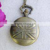 Antique Round Pendant Pocket Old Watch Fob 10PCS/LOT MN-3005/## thumbnail-1