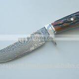 Damascus Knifes - CUSTOM HANDMADE HUNTING DAMASCUS KNIFE thumbnail-1