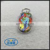 Metal Ring Crafts Plastic Slipper Keychain Pendant for Promotion thumbnail-3