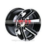 12" SS Wheel/Rim and DOT Tire Combo(215/35-12) For Golf Cart
