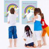 Pin The Horn on The Unicorn Party Game for Kids Birthday Party Decorations Rainbow Unicorn Party Supplies thumbnail-2