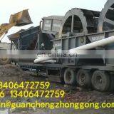Capacity 0-300tph Mobile Sand Washing Machine Plant
