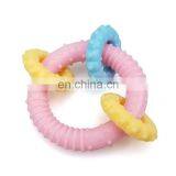Ring Shape Dog Play Toy Puppy Chew Toy for Small Dogs Cute Shape and Color thumbnail-3
