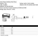 Cheap Price 90 Degree Stainless Steel Hanrail Round Tube Elbow Balustrade Pipe Connector thumbnail-4