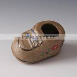 Chinese Ceramic Blue and White Shoes Flower Pot / Mini White Ceramic Flower Pots thumbnail-1