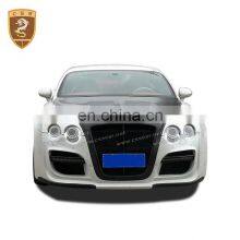 High Quality CF+FRP Car Front Bumper Side Skirts For Bentley GTR Full Set Wide Body Kits Parts thumbnail-4