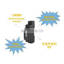 DDS1946-L Digital Watt Hour Meter Electric Monitor Kilowatt Meter Single Phase LCD Din Rail Mounted Energy Meter Digital Only thumbnail-2