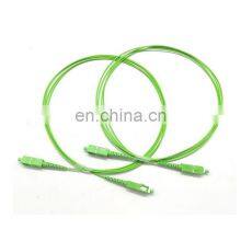 Green Patch Cord SC APC 1.6mm 3.5meter Singlemode Simplex Fiber Optical Cable Jumper Patch Cord thumbnail-2