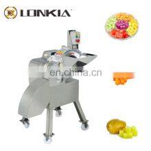 LONKIA Industrial Cube Cutting Commercial Vegetable Dicer Carrot Onion Kiwi Fruit Apple Mango Vegetable Dicer Machine