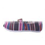 Popular Multicolor Latest Design Lady Elegant Canvas Flat Shoes thumbnail-4