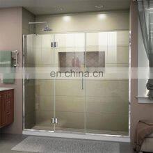Glass Bathroom Shower Room Sliding Shower Barn Door With Hardware thumbnail-4