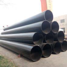 ERW carbon round black circular pipe/ hollow structural section/building material