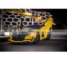 Runde New 6Th Generation Camaro Upgrade Bumblebee Front Bumper Rear Bumper Side Skirt Wheel Eyebrow Spoiler Hood