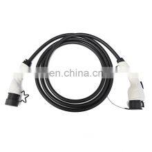 Two Plugs IEC62196 Type 2 Male To Type 2 Female Plug ev Charging Cable 32a