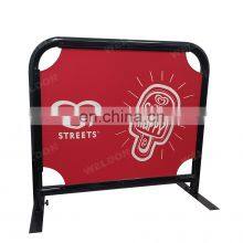Printed Event Fence Covers Quality Road Safety Breeze Barrier Metal Barriers Road Safety