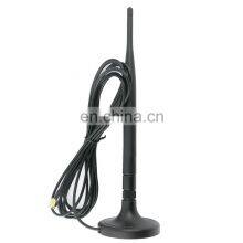 3 Meters RG174 Cable GSM 2G 3G 4G LTE Antenna, Magnetic Base WiFi Router External 5.8G 2.4G Antenna