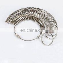 EU/JP/KR/UK/US Useful Standard Jewelry Measuring Tool Rings Size Metal Finger Ring Sizer Measure Gauge thumbnail-3