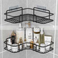 Bathroom Corner Iron Rack Toilet Bathroom Washstand Storage Rack thumbnail-1