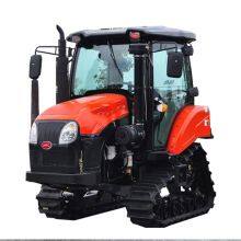 Small Crawler Tractors 80HP QLN-802 Agricultural Crawler Tractors Paddy Filed Rubber Crawler Tractor For Sale