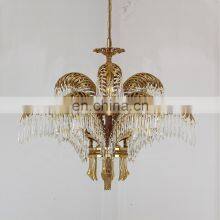 Golden Luxury Crystal Chandelier For Indoor Modern K9 Led Crystal Chandelier thumbnail-2