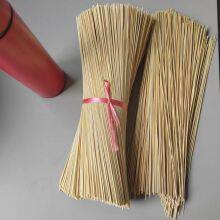 Incense Stick Raw Material 1.3 mm 20 cm Length Bamboo Religious OEM Indian Incense Customized Logo Color Brown Round Shape thumbnail-2