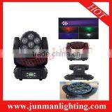 7*12W 4 in 1 Osram Led Beam Moving Head Light Wash Light DJ Stage Effect Lighting Ip33 Led High Light