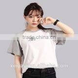 2014 Hot sell sweet preppy style short t shirt for women