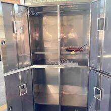 4-Door Stainless Steel Employee Locker for Factories – Secure Personal Storage for Industrial Workplaces Supplier thumbnail-1