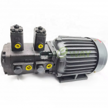 VCM Double Vane Pump VCM-DF40-A-20A-10 Hydraulic Vane Pump Motor Group 2hp 1.5KW 3-Phase High Efficiency and Energy Savin thumbnail-1