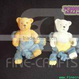 Polyresin bear figurine tourist souvenir fridge magnets